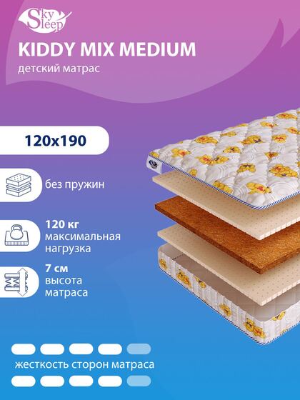 Матрас SkySleep KIDDY Mix Medium