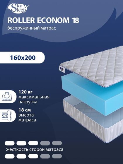 Матрас SkySleep ROLLER Econom 18