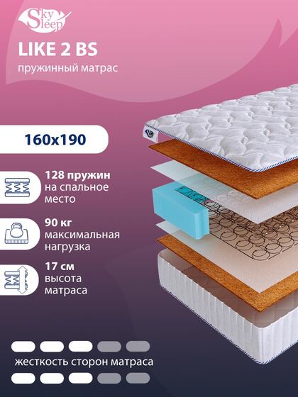 Матрас SkySleep LIKE 2 BS