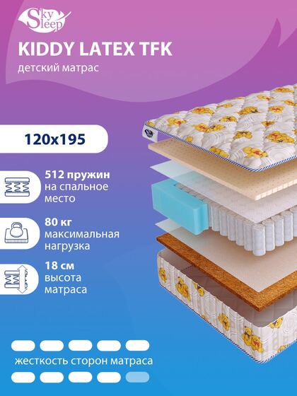 Матрас SkySleep KIDDY Latex TFK
