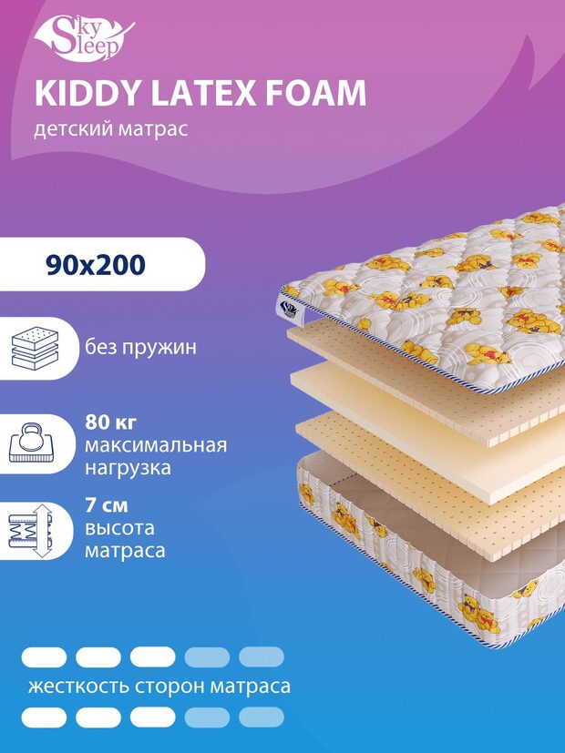 Матрас SkySleep KIDDY Latex Foam