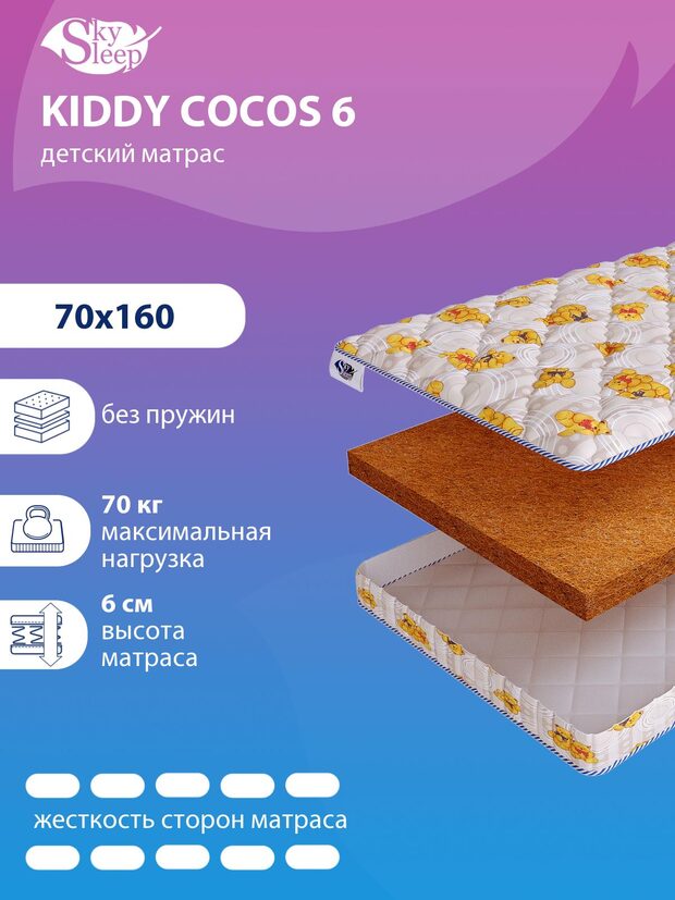 Матрас SkySleep KIDDY Cocos 6