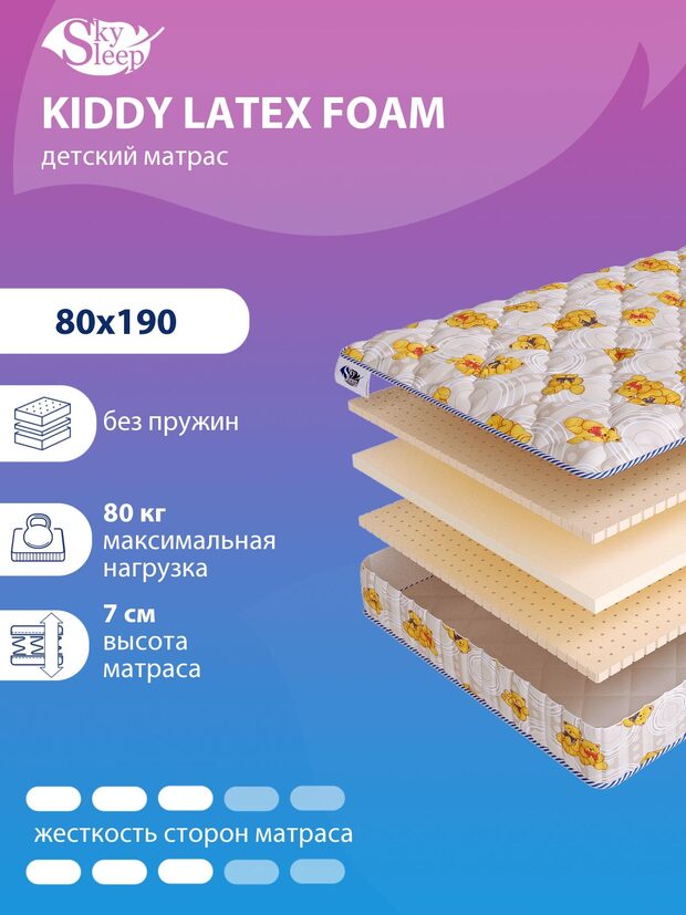 Матрас SkySleep KIDDY Latex Foam