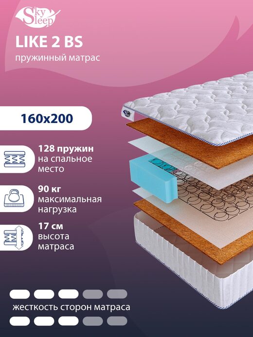 Матрас SkySleep LIKE 2 BS