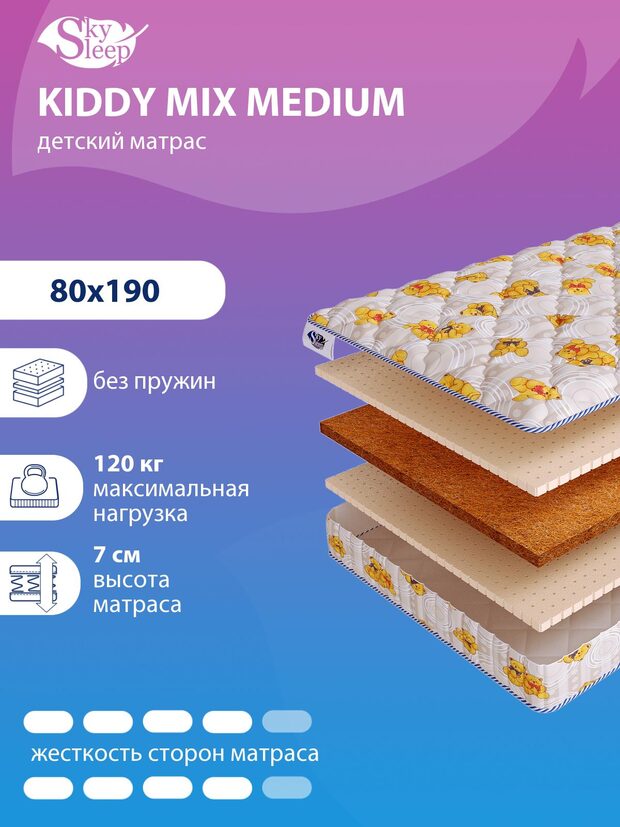 Матрас SkySleep KIDDY Mix Medium