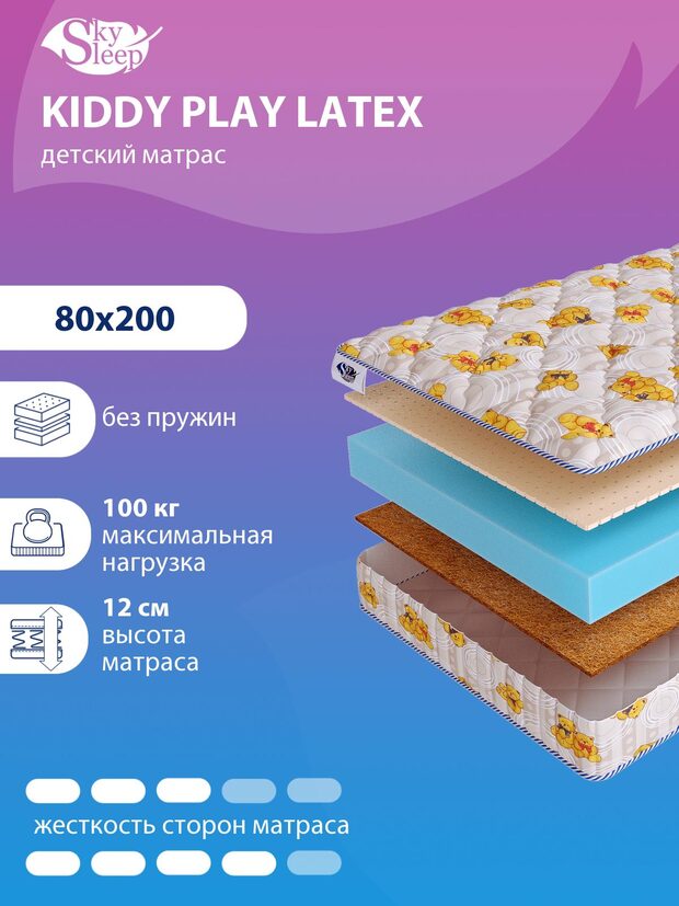 Матрас SkySleep KIDDY Play Latex