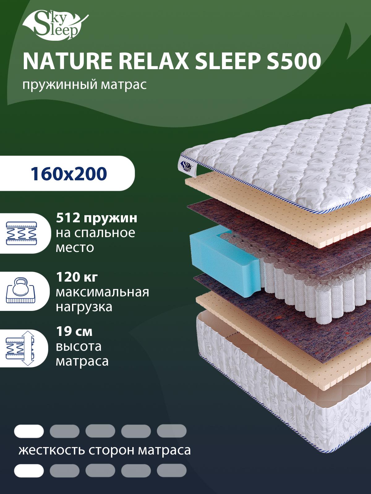 Матрас SkySleep NATURE RELAX SLEEP S500