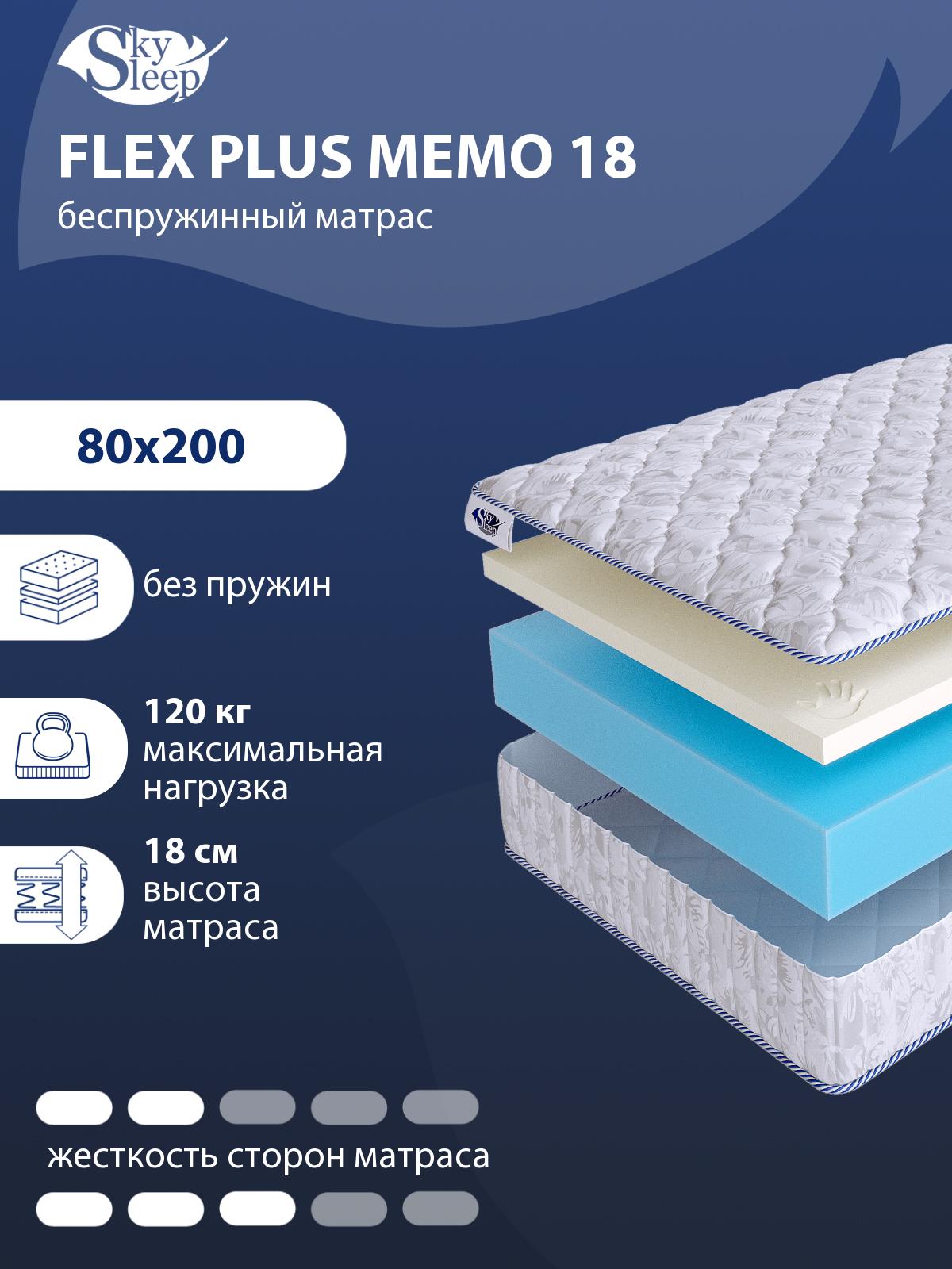 Матрас SkySleep Flex Plus Memo 18