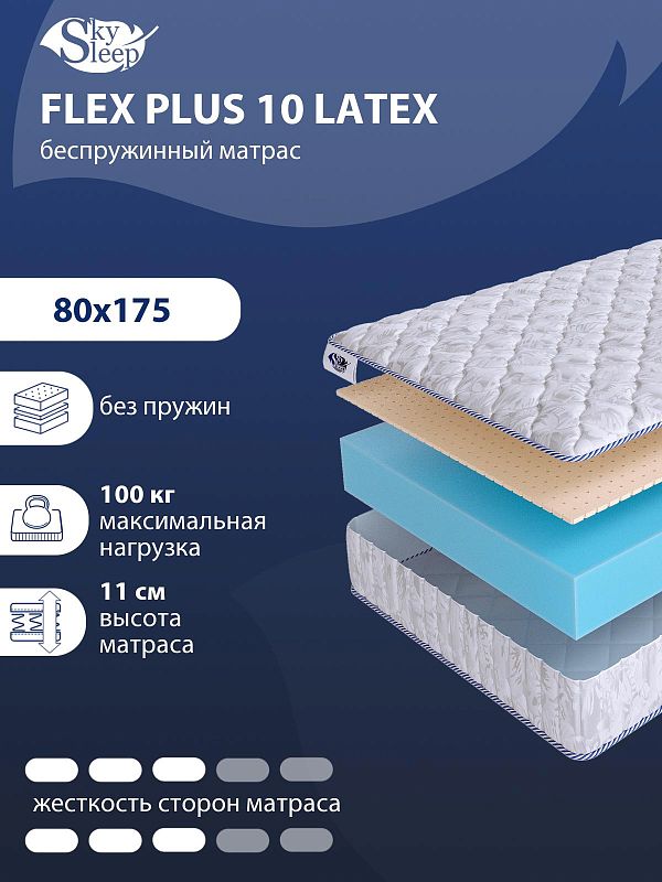 Матрас SkySleep Flex Plus 10 Latex