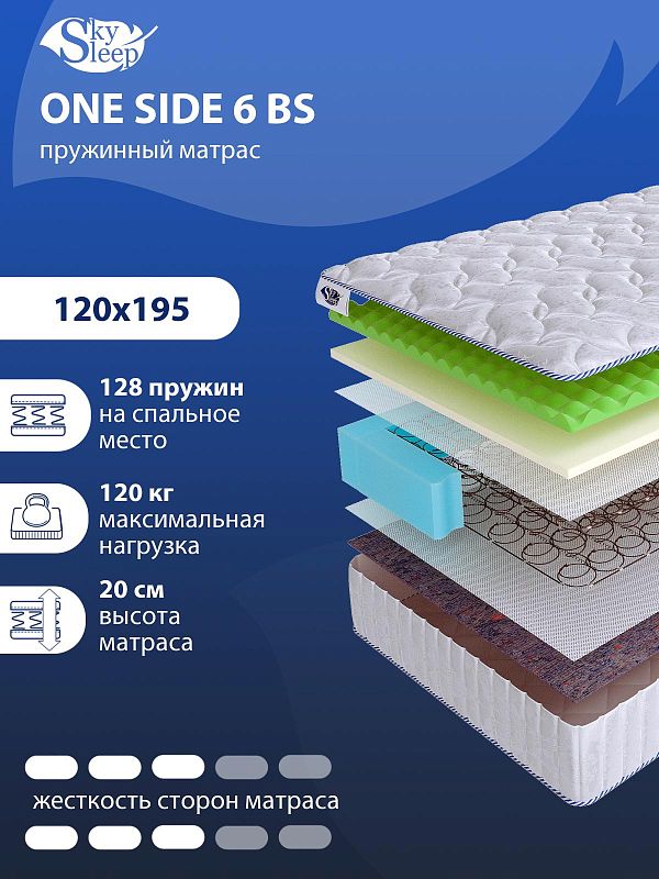 Матрас SkySleep ONE SIDE 6 BS