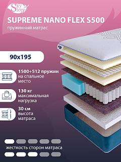 Матрас SkySleep SUPREME NANO FLEX S500 фото 1