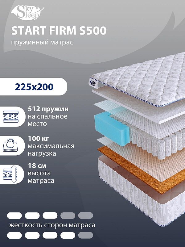 Матрас SkySleep START FIRM S500