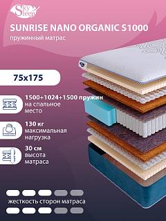 Матрас SkySleep SUNRISE NANO Organic S1000 фото 1