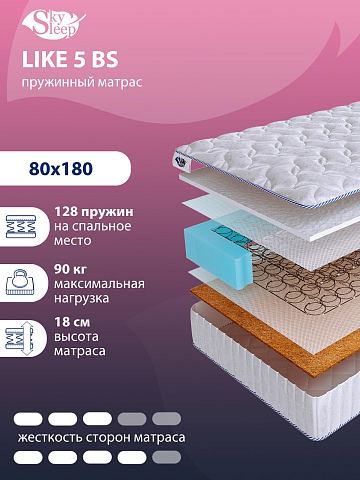 Матрас SkySleep LIKE 5 BS фото 1
