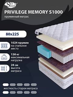 Матрас SkySleep PRIVILEGE MEMORY S1000 фото 1