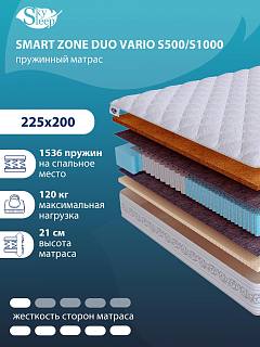 Матрас SMART ZONE DUO Vario S500/S1000 фото 1
