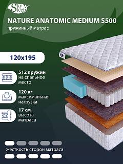 Матрас SkySleep NATURE ANATOMIC MEDIUM S500 фото 1
