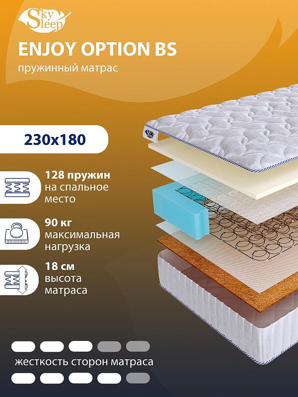 Матрас SkySleep ENJOY OPTION BS