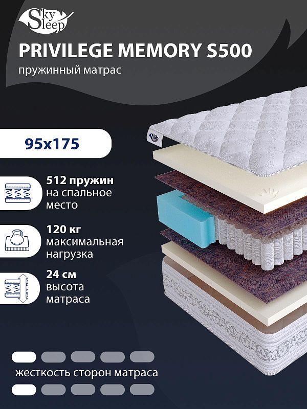 Матрас SkySleep PRIVILEGE MEMORY S500