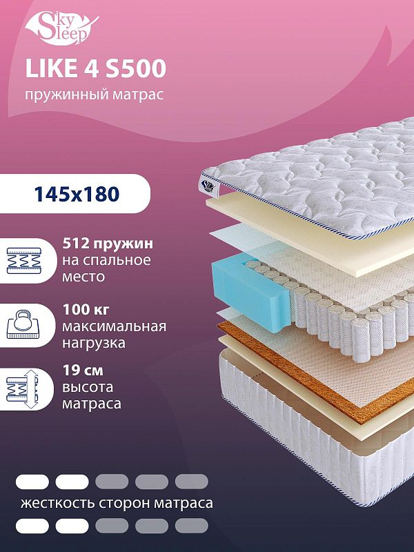 Матрас SkySleep LIKE 4 S500