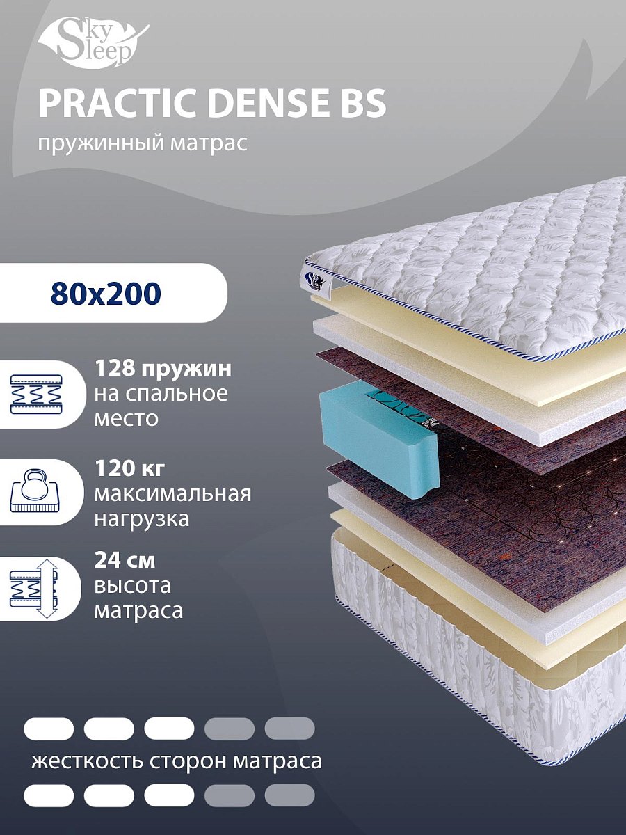 Матрас SkySleep PRACTIC DENSE BS