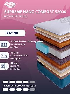 Матрас SkySleep SUPREME NANO COMFORT S2000 фото 1