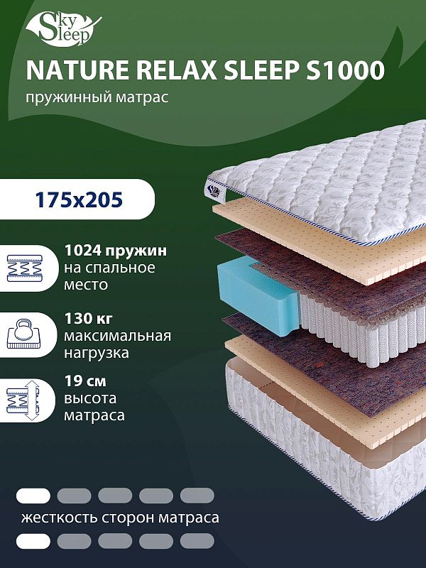 Матрас SkySleep NATURE RELAX SLEEP S1000