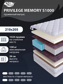 Матрас SkySleep PRIVILEGE MEMORY S1000 фото 1