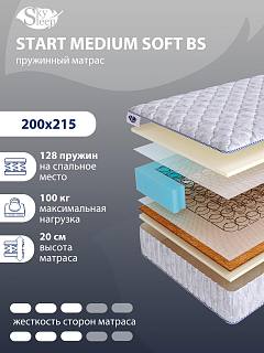 Матрас SkySleep START MEDIUM SOFT BS фото 1