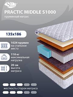 Матрас SkySleep PRACTIC MIDDLE S1000 фото 1