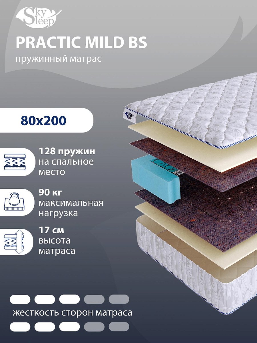 Матрас SkySleep PRACTIC MILD BS