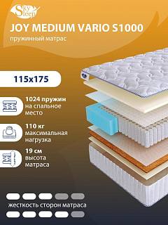Матрас SkySleep JOY MEDIUM VARIO S1000 фото 1
