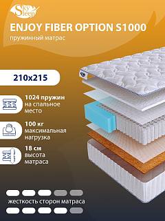 Матрас SkySleep ENJOY FIBER OPTION S1000 фото 1
