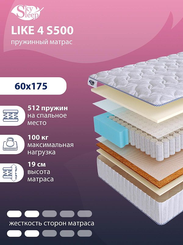 Матрас SkySleep LIKE 4 S500