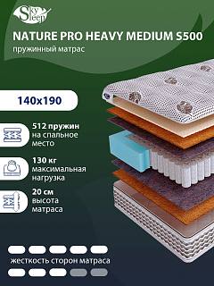 Матрас SkySleep NATURE PRO HEAVY MEDIUM S500 фото 1