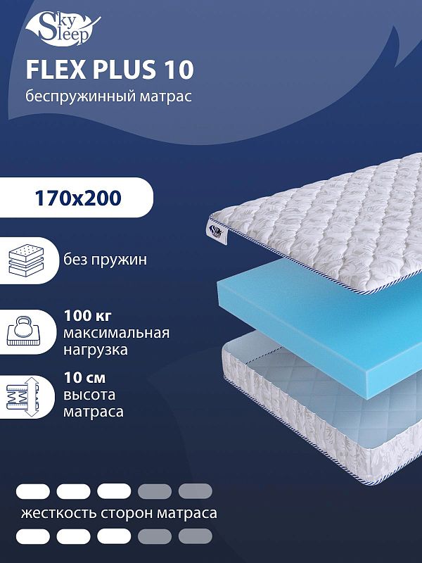 Матрас SkySleep Flex Plus 10