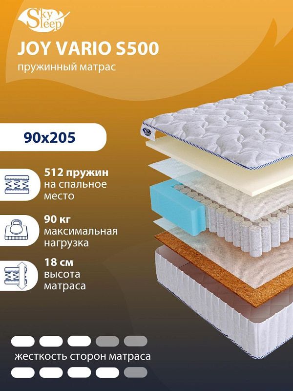 Матрас SkySleep JOY VARIO S500