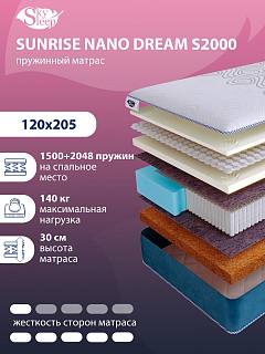 Матрас SkySleep SUNRISE NANO Dream S2000 фото 1