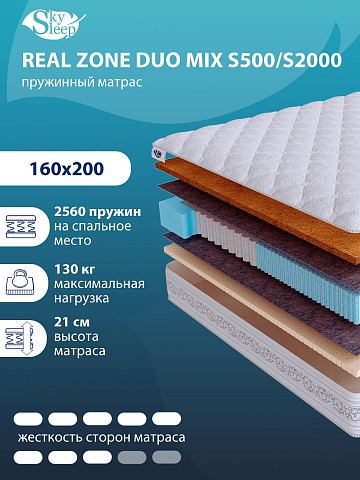 Матрас Real Zone Duo Mix S500/S2000 фото 1