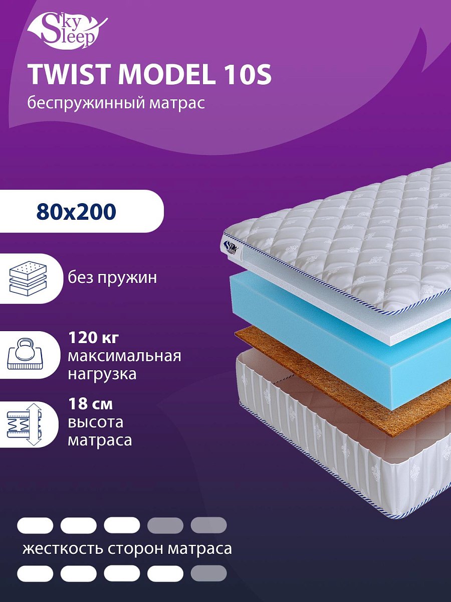 Матрас SkySleep TWIST Model 10S
