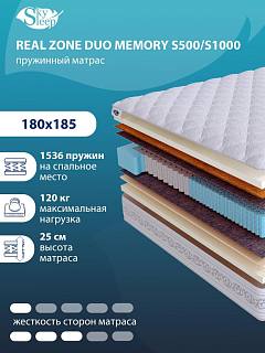 Матрас Real Zone Duo Memory S500/S1000 фото 1