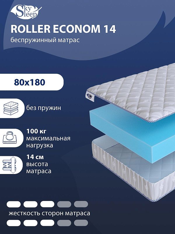 Матрас SkySleep ROLLER Econom 14