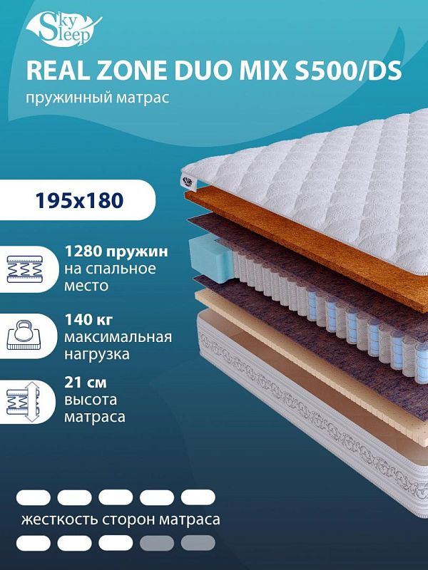 Матрас Real Zone Duo Mix S500/DS