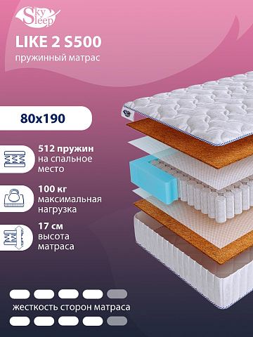 Матрас SkySleep LIKE 2 S500 фото 1