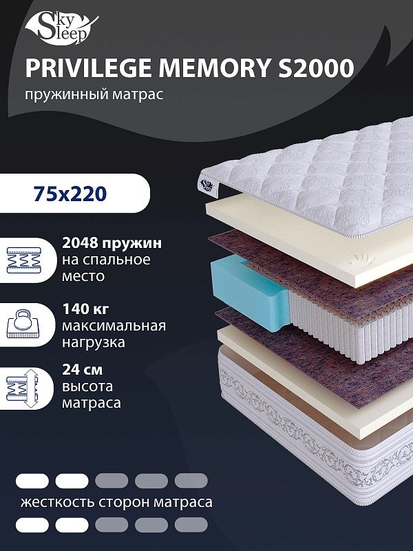 Матрас SkySleep PRIVILEGE MEMORY S2000