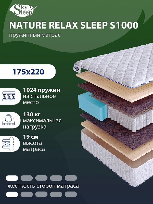 Матрас SkySleep NATURE RELAX SLEEP S1000