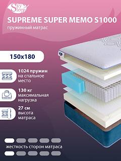 Матрас SkySleep SUPREME SUPER MEMO S1000 фото 1