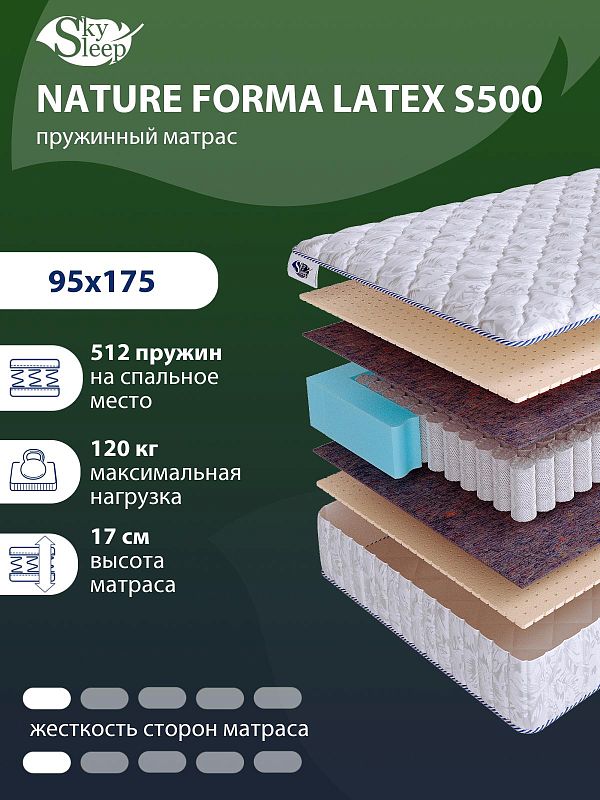 Матрас SkySleep NATURE FORMA LATEX S500