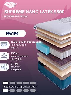 Матрас SkySleep SUPREME NANO LATEX S500 фото 1