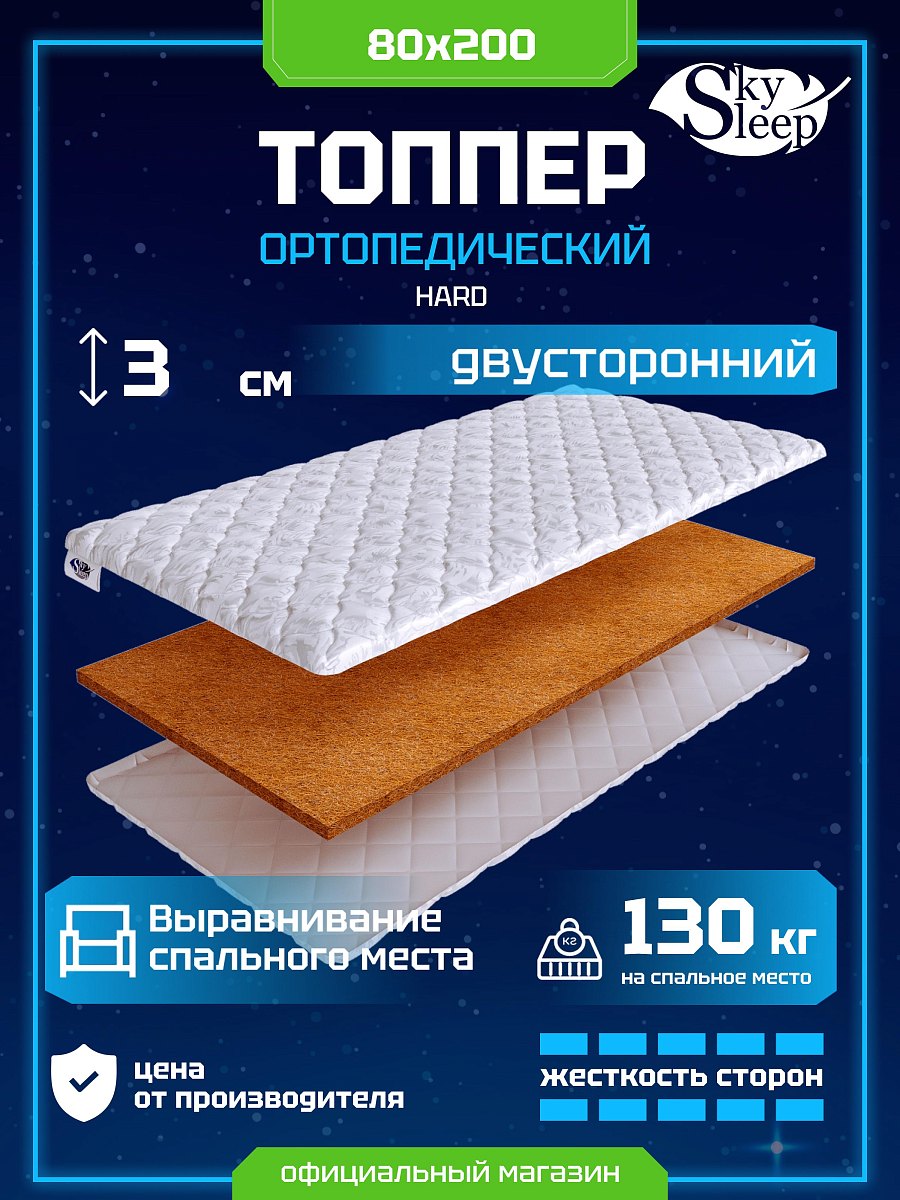 Топпер SkySleep Hard